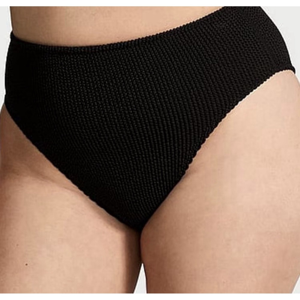 Victoria's Secret Swimwear Crinkle High Waist Full Coverage Bikini Bottom Sz M/L